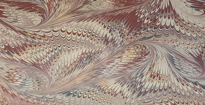 July Brown Bag: Marbled Paper