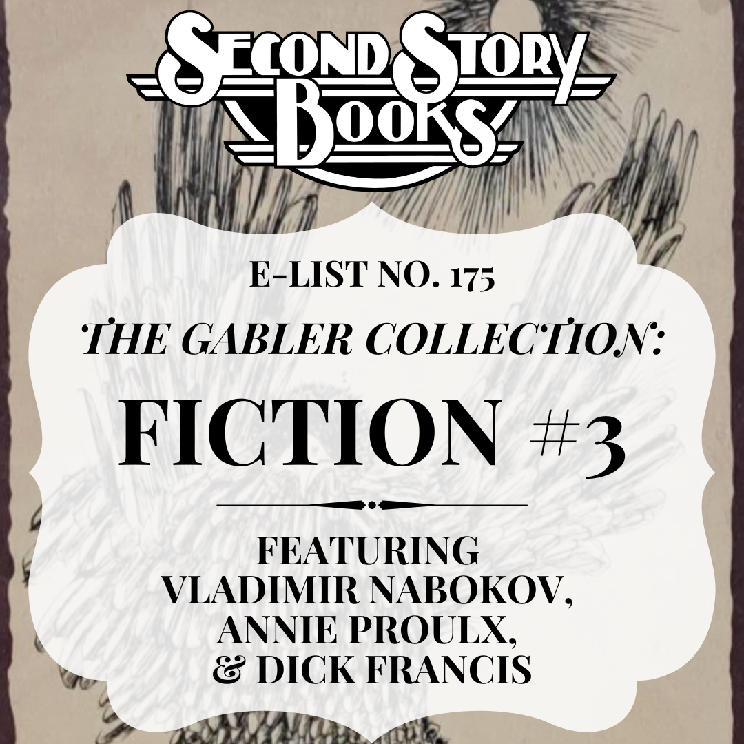 E-List #175: Fiction #3, from the Gabler Collection