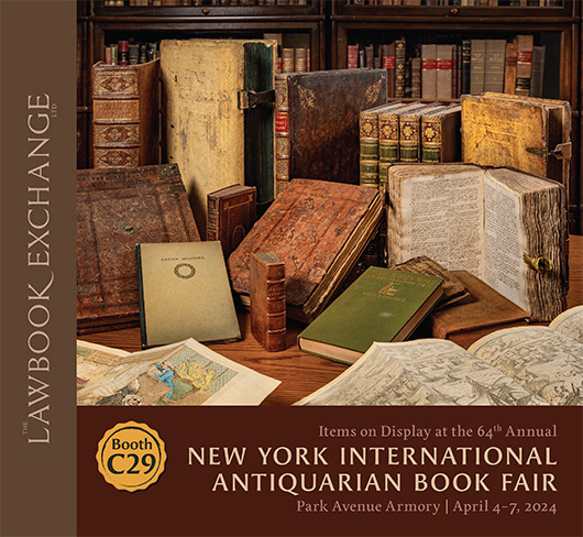 Items on Display at the NY International Antiquarian Book Fair, April 4-7, 2024