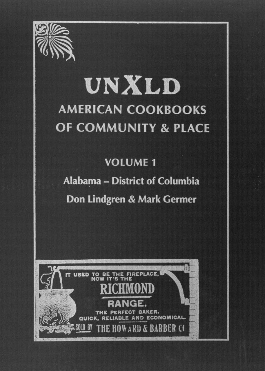 UNXLD: American Cookbooks of Community Place, vol. 1