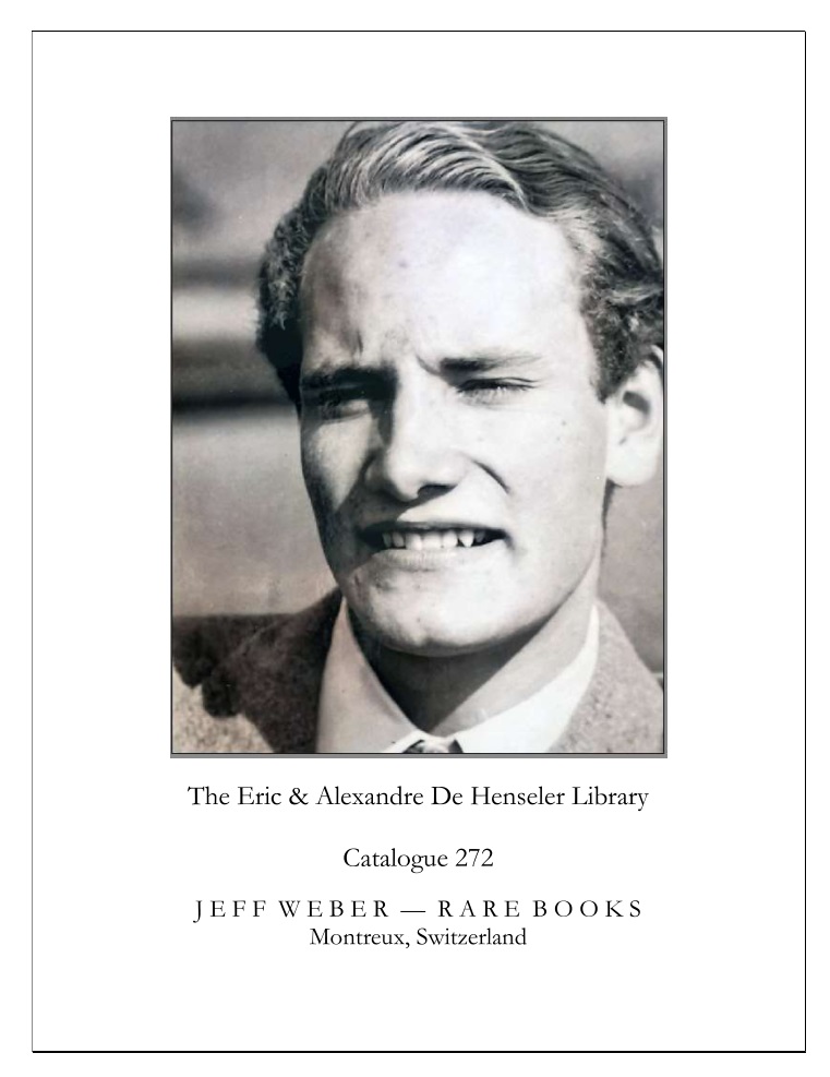 272: The Eric & Alexandre De Henseler Library