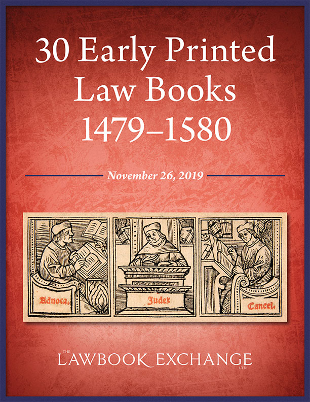 30 Early Printed Law Books, 1479-1580