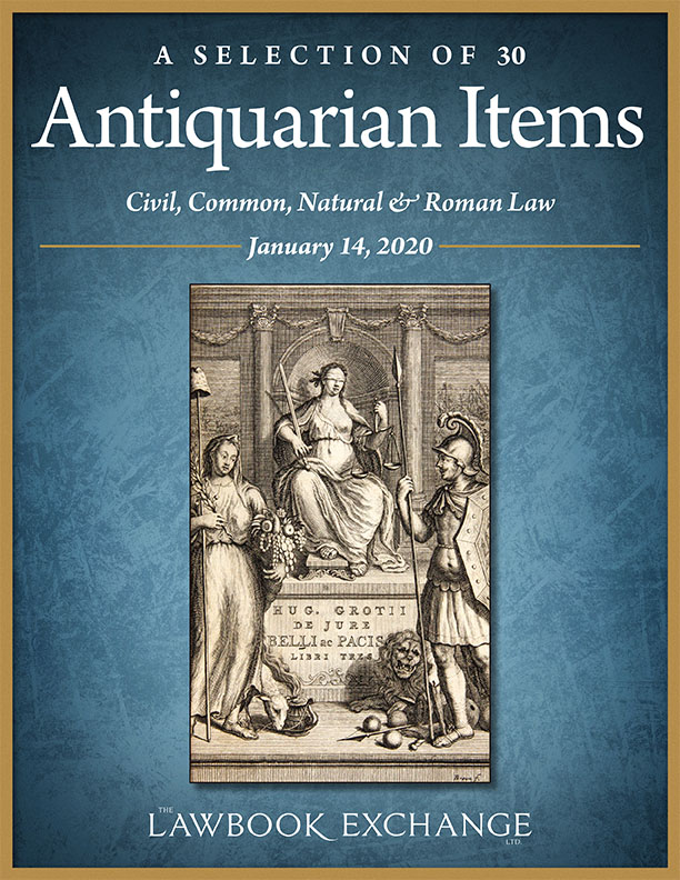 A Selection of 30 Antiquarian Items: Civil, Common, Natural and Roman Law