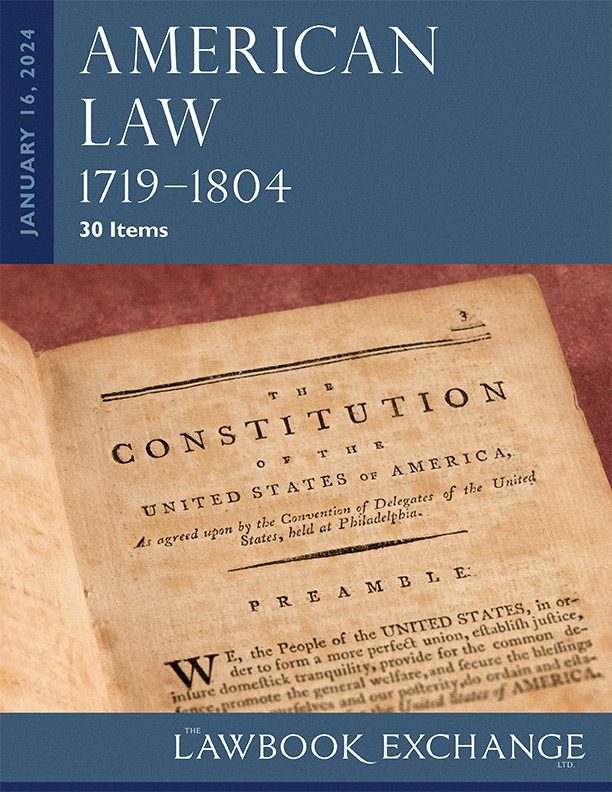 American Law, 1719-1804 – 30 Items