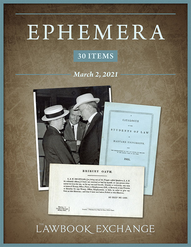 Ephemera: 30 Items
