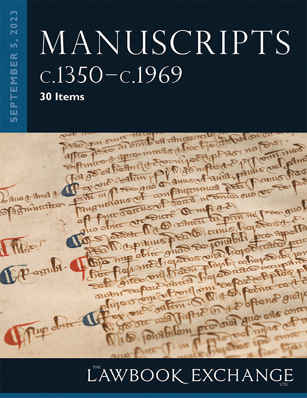Manuscripts, c.1350-c.1969 – 30 Items