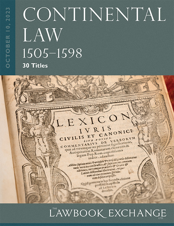 Continental Law, 1505-1598 – 30 Titles