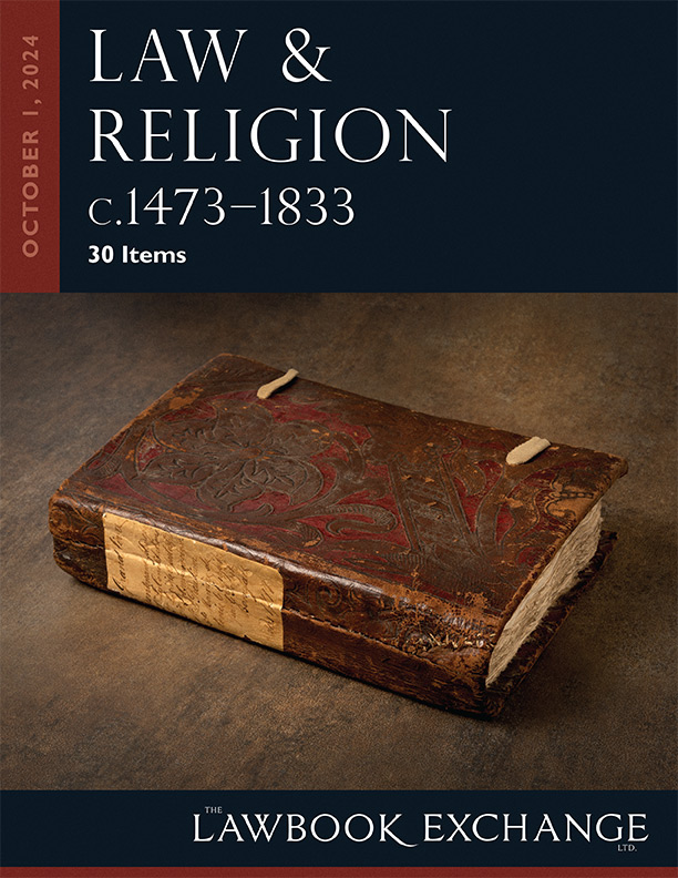 Law & Religion, c.1473–1833: 30 Items