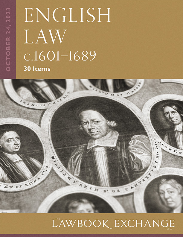 English Law, c.1601-1689 – 30 Items