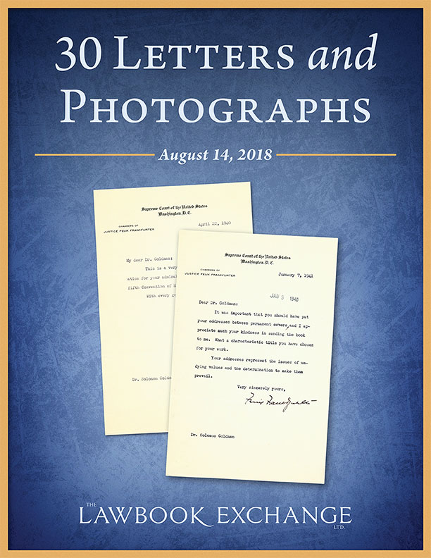 30 Letters and Photographs