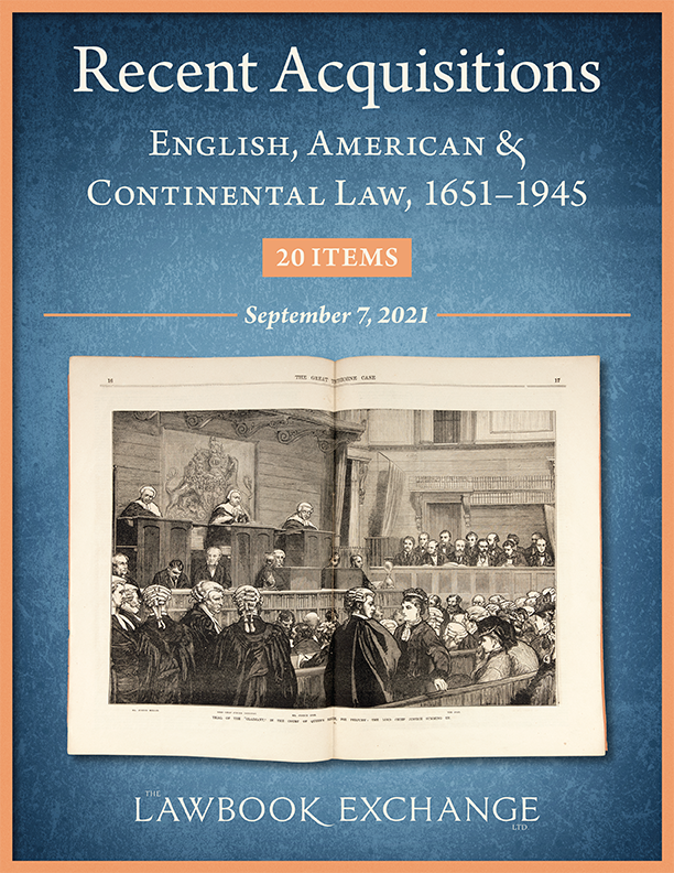 English, American & Continental Law, 1651-1945