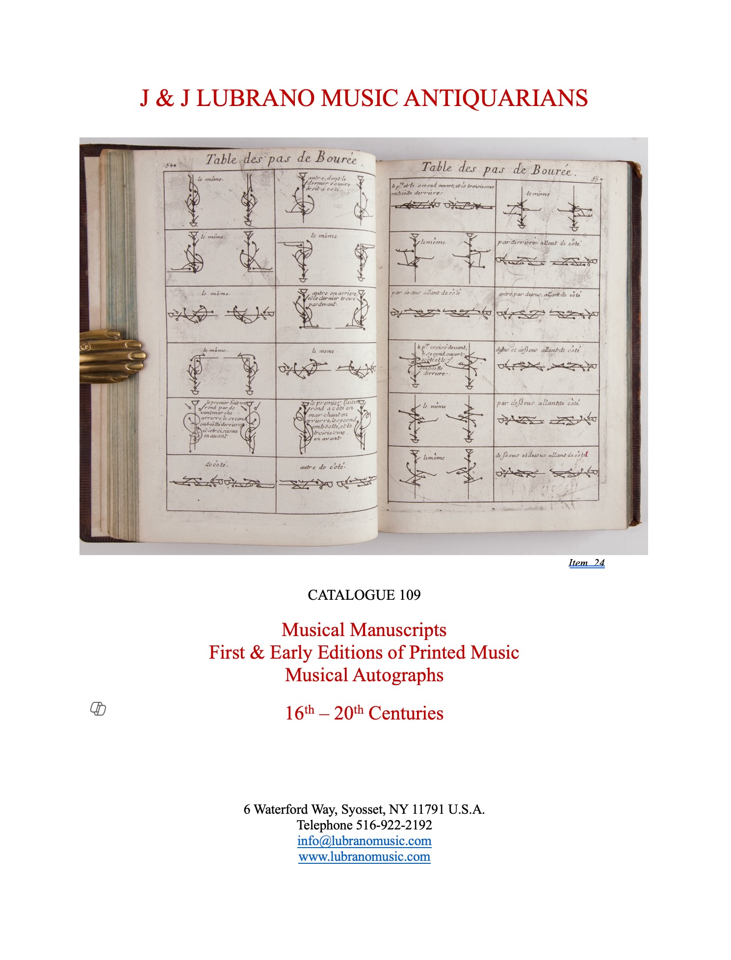 Catalogue 109