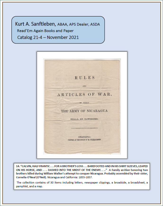 Catalog 21-4 (November 2021)