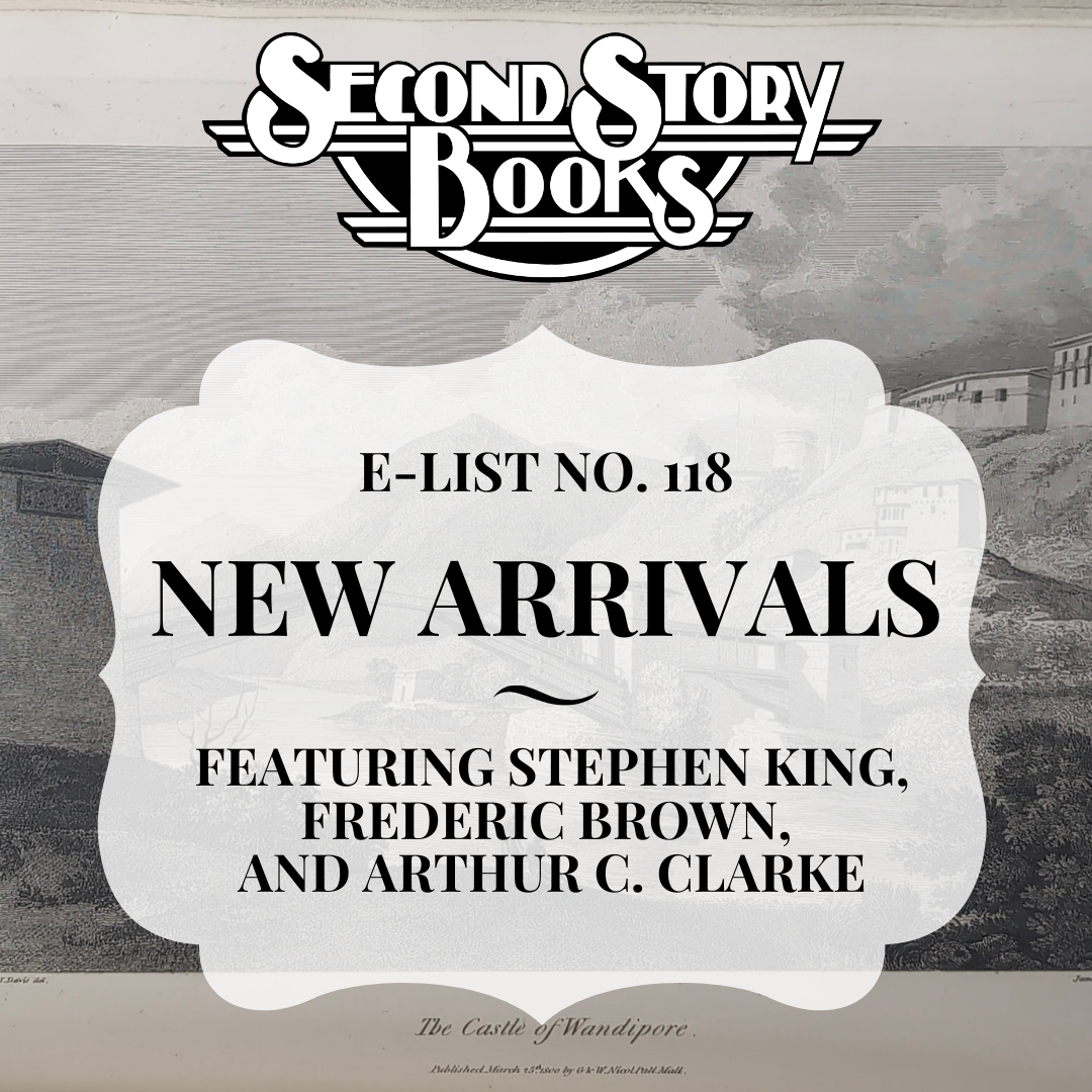 E-List #118: New Arrivals