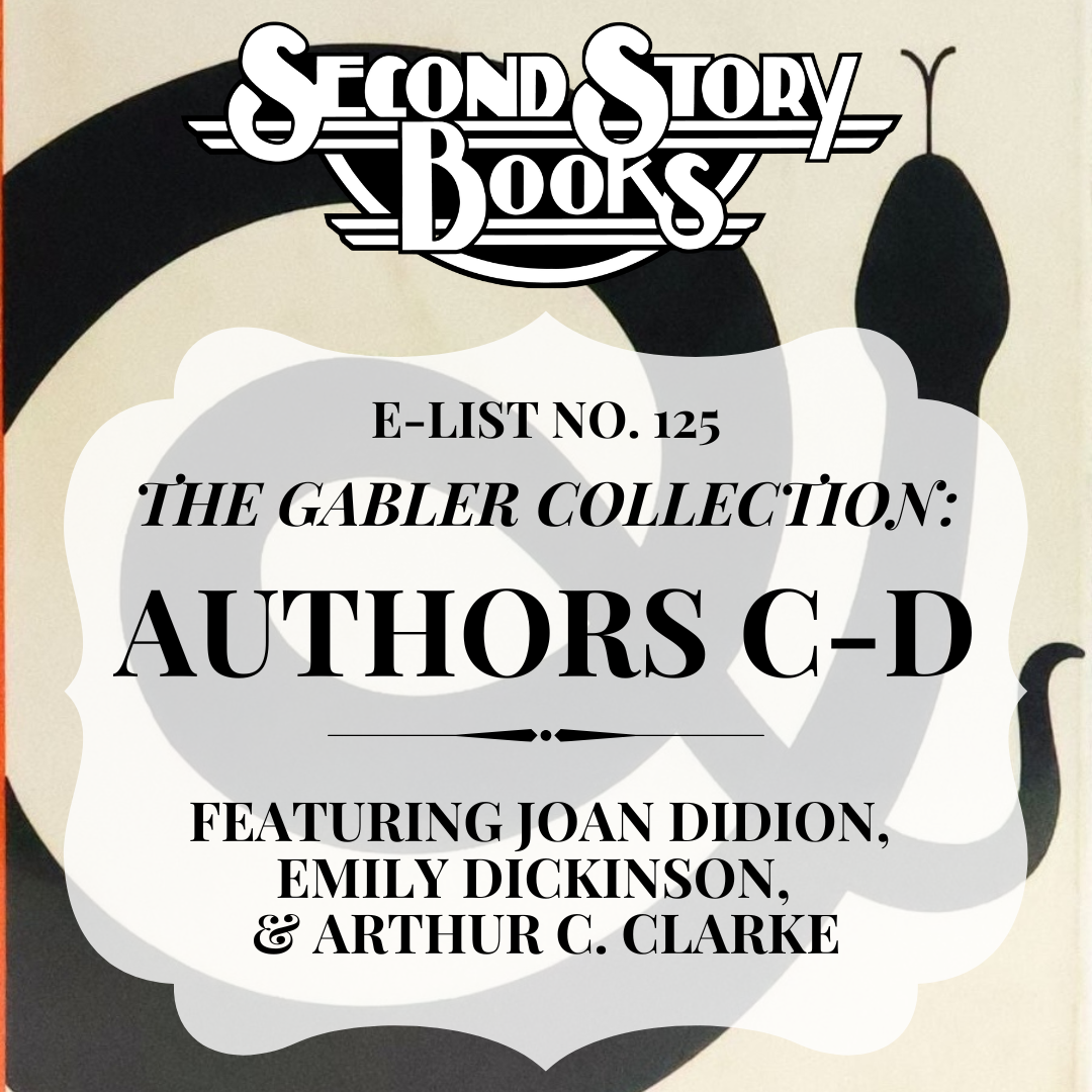 E-List #125: Gabler Collection: Authors Cain-Dunsany