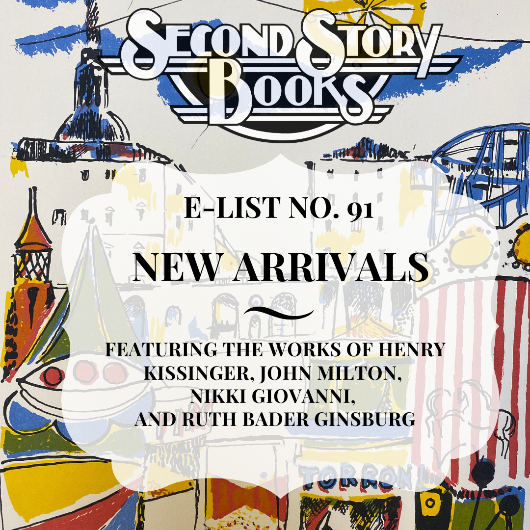 E-List #91: New Arrivals