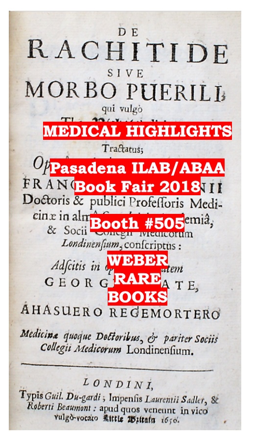 MEDICAL HIGHLIGHTS: Pasadena ILAB/ABAA - Book Fair 2018