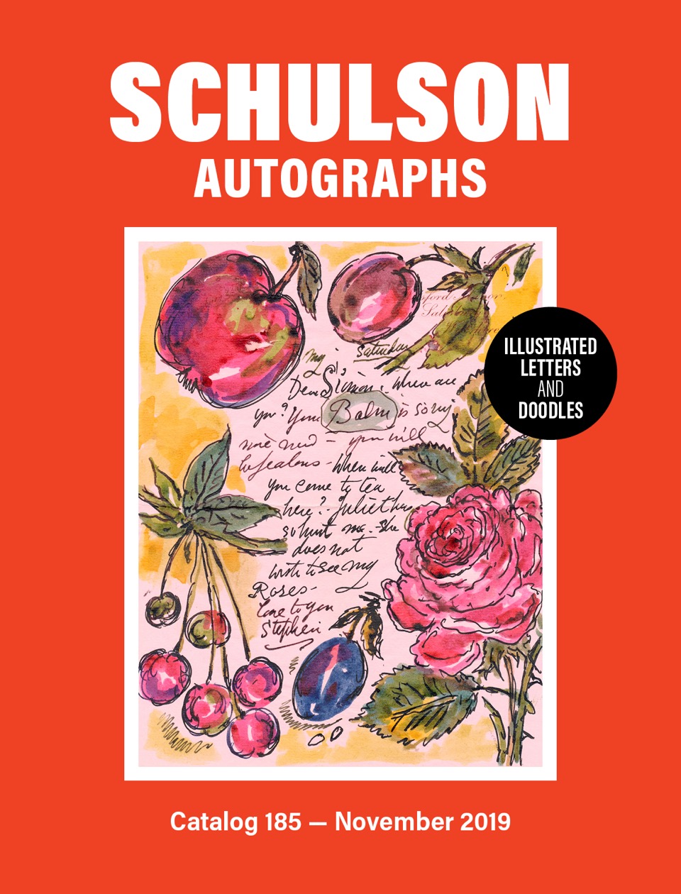 Illustrated Letters and Doodles Catalog 185 November 2019