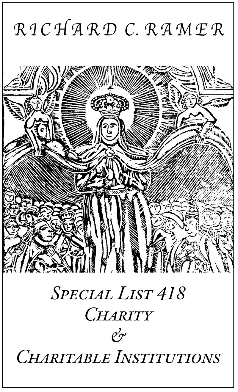 Special List 418: Charity & Charitable Institutions