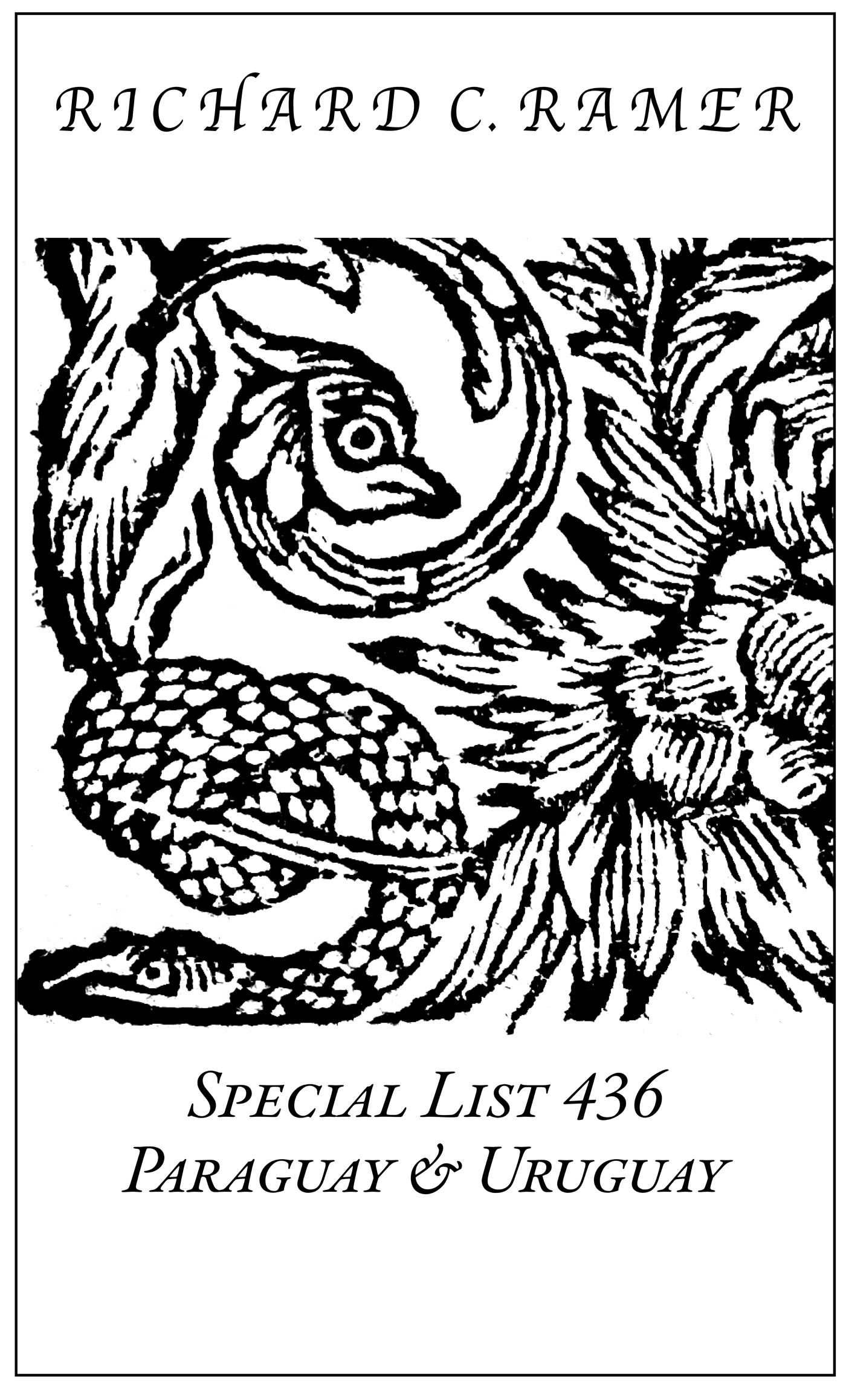 Special List 436: Paraguay & Uruguay