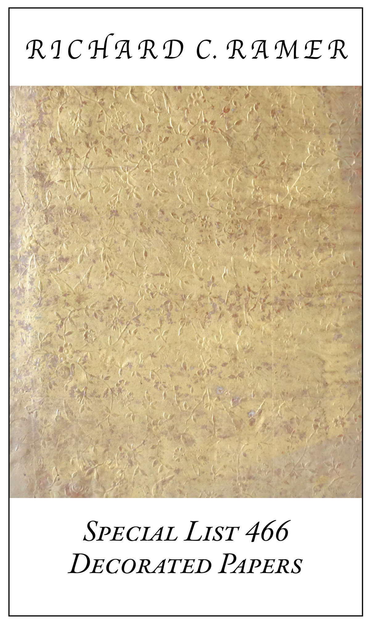 Special List 466: Decorated Papers