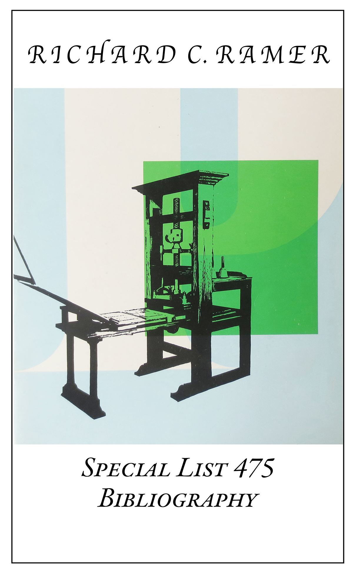Special List 475: Bibliography