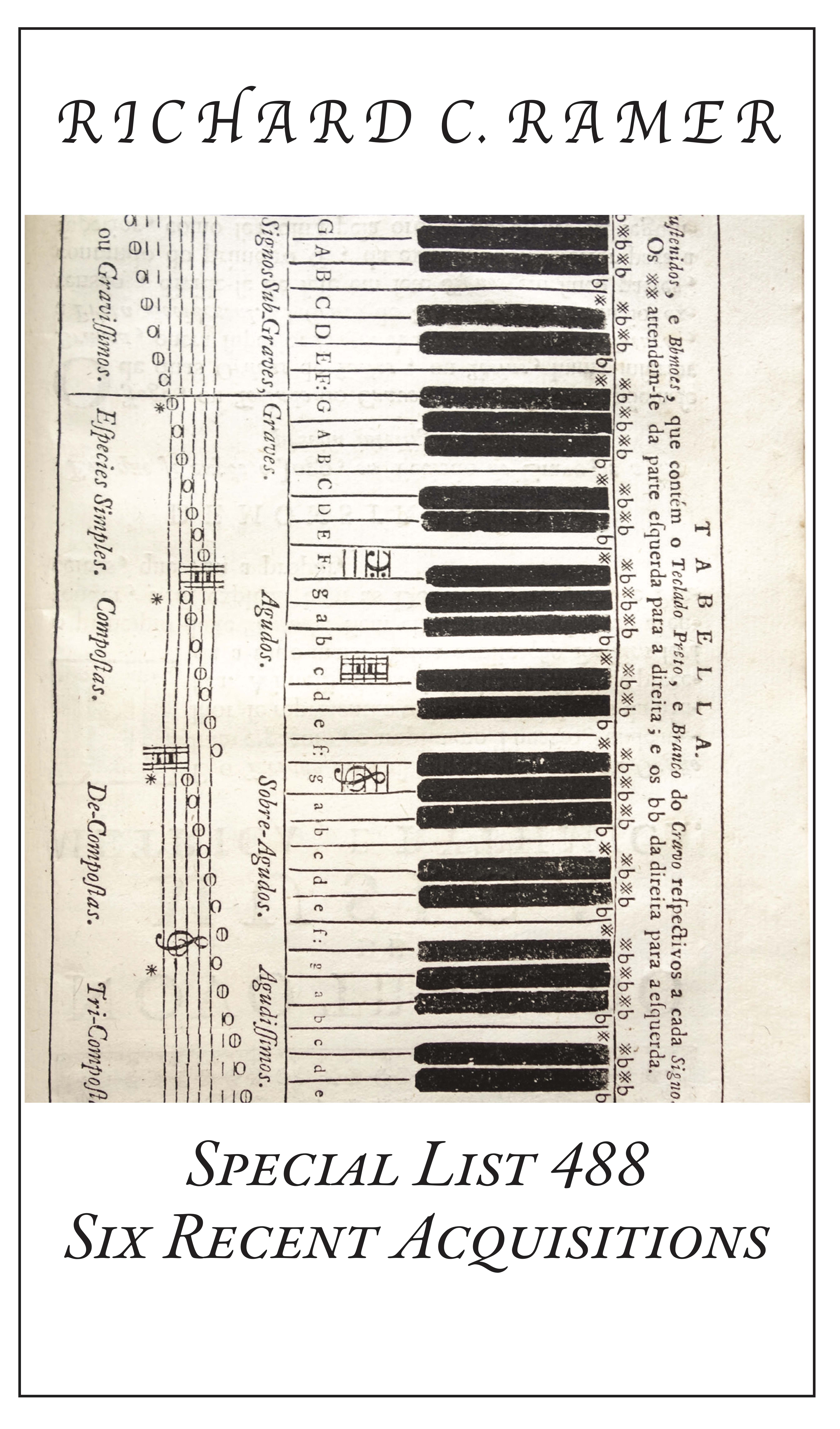 Special List 488: Six Recent Acquisitions