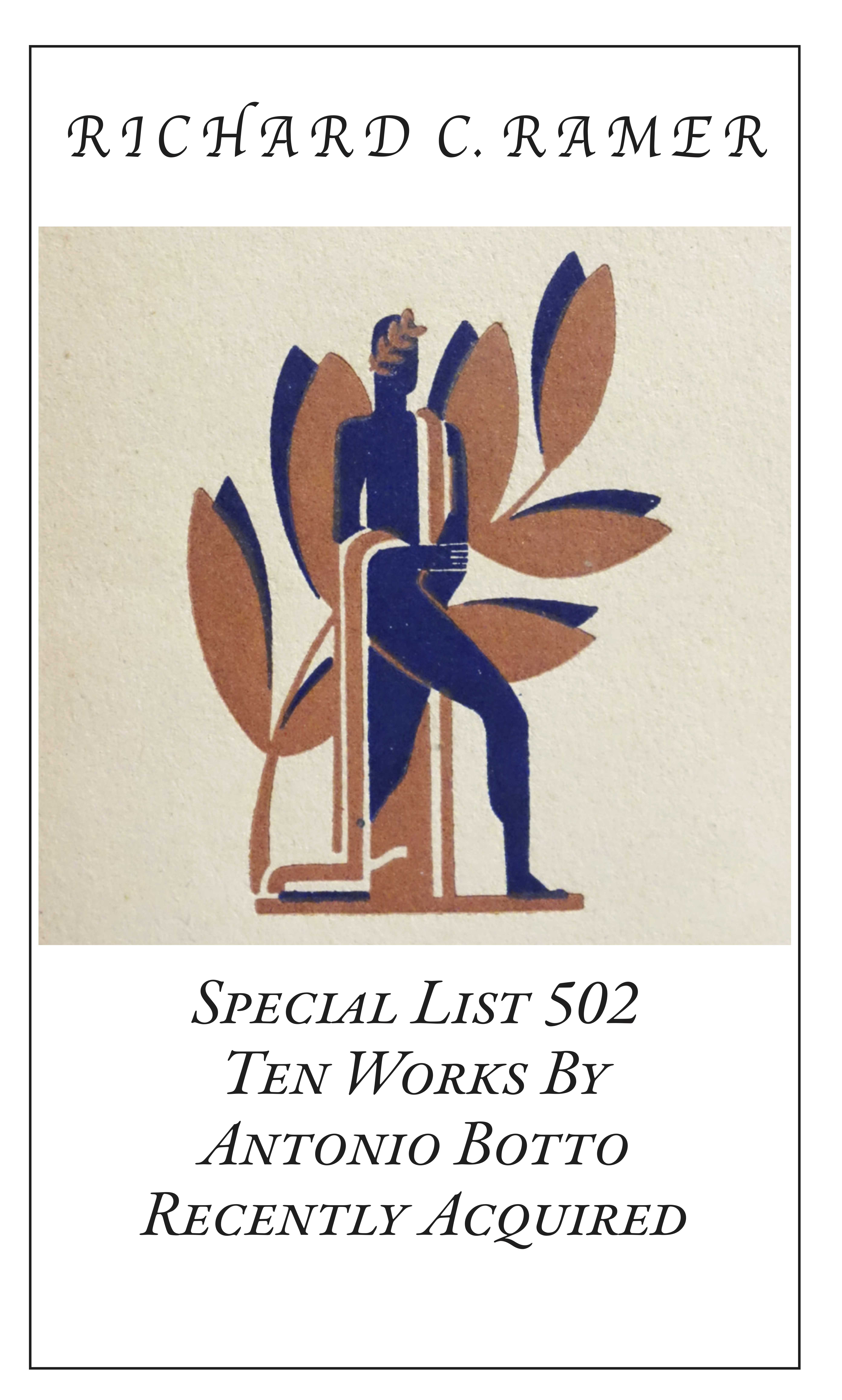 Special List 502: Ten Works by Antonio Botto Recently Acquired