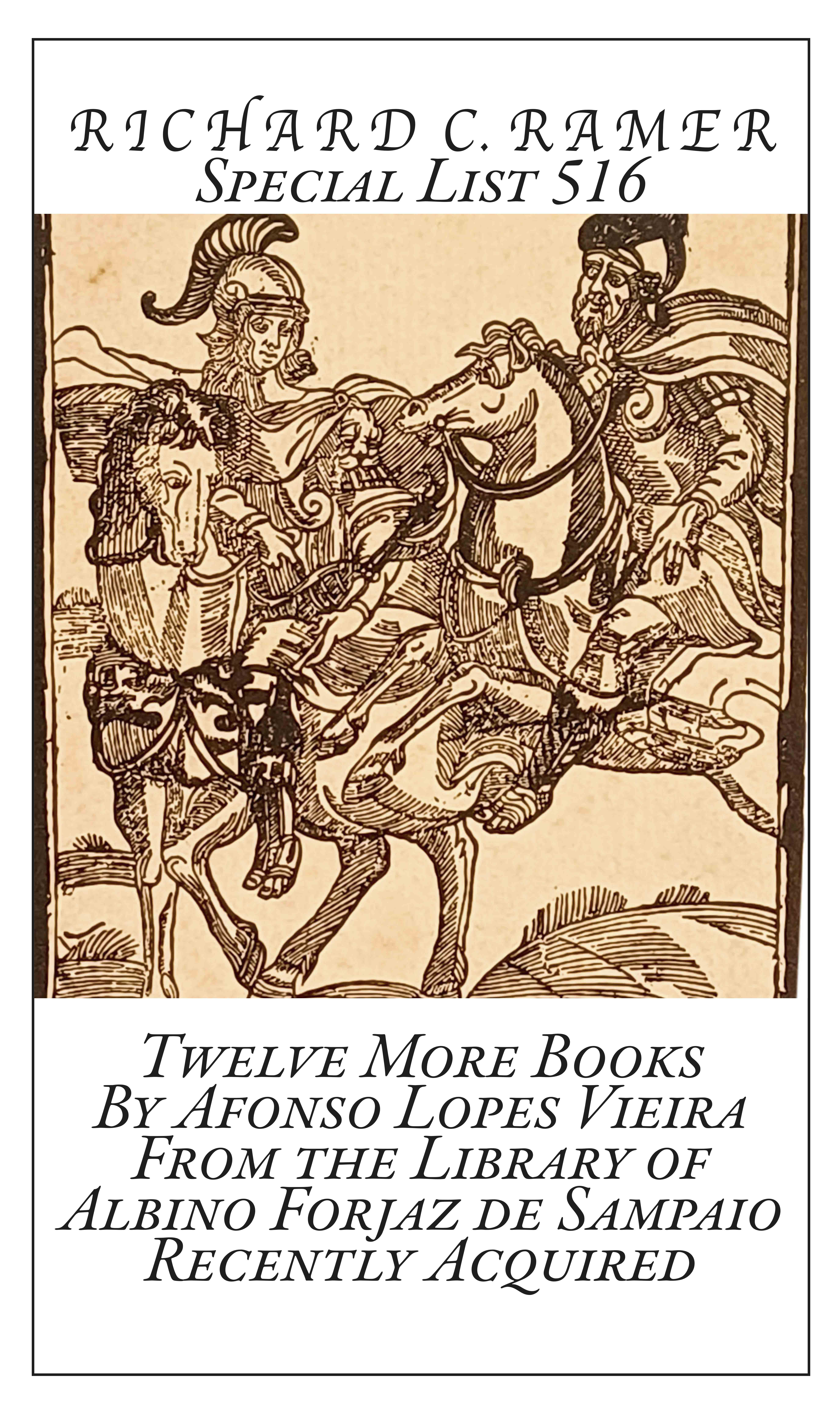 Special List 516: Twelve More Books by Afonso Lopes Vieira From the Library of Albino Forjaz de Samp