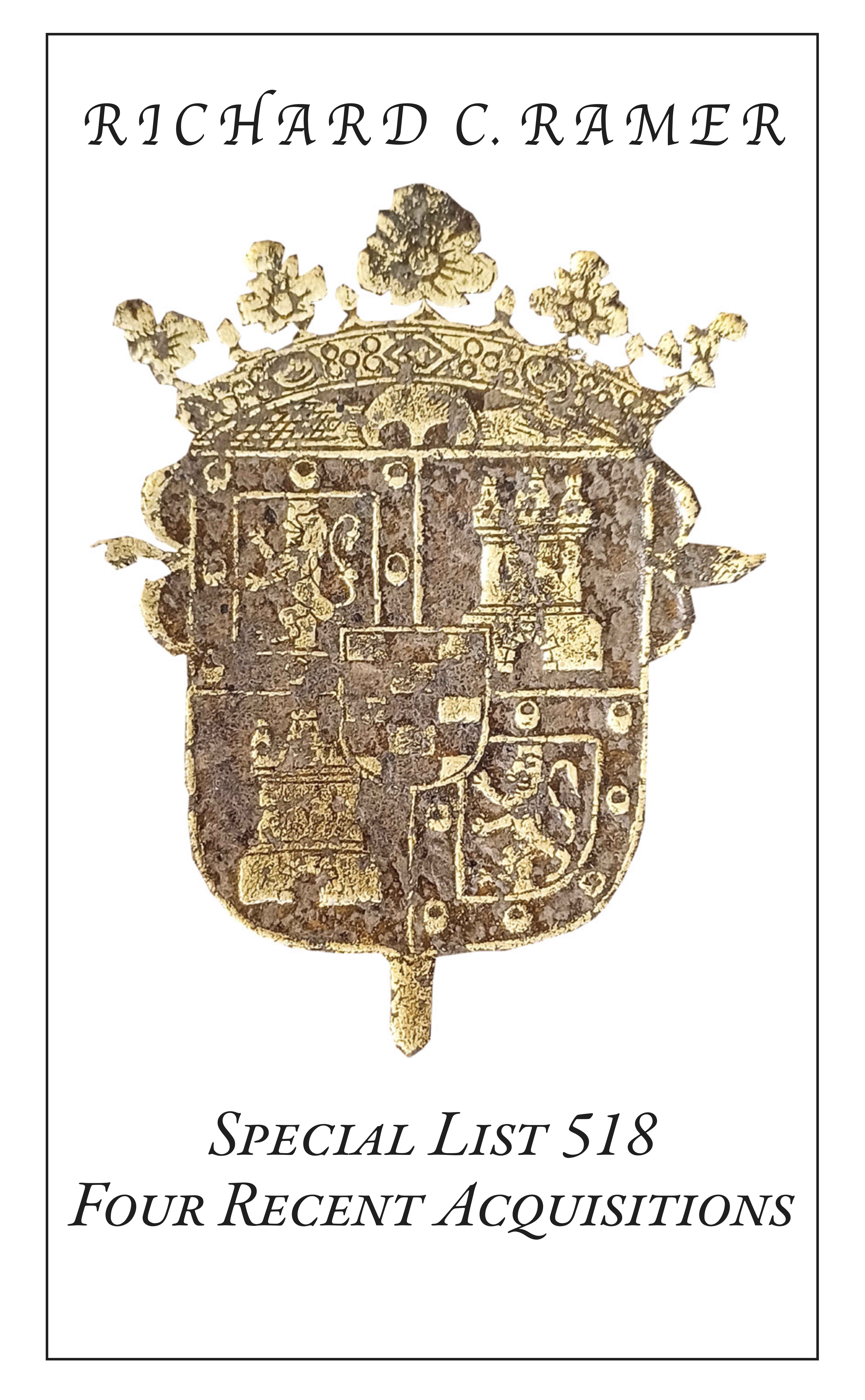 Special List 518: Four Recent Acquisitions