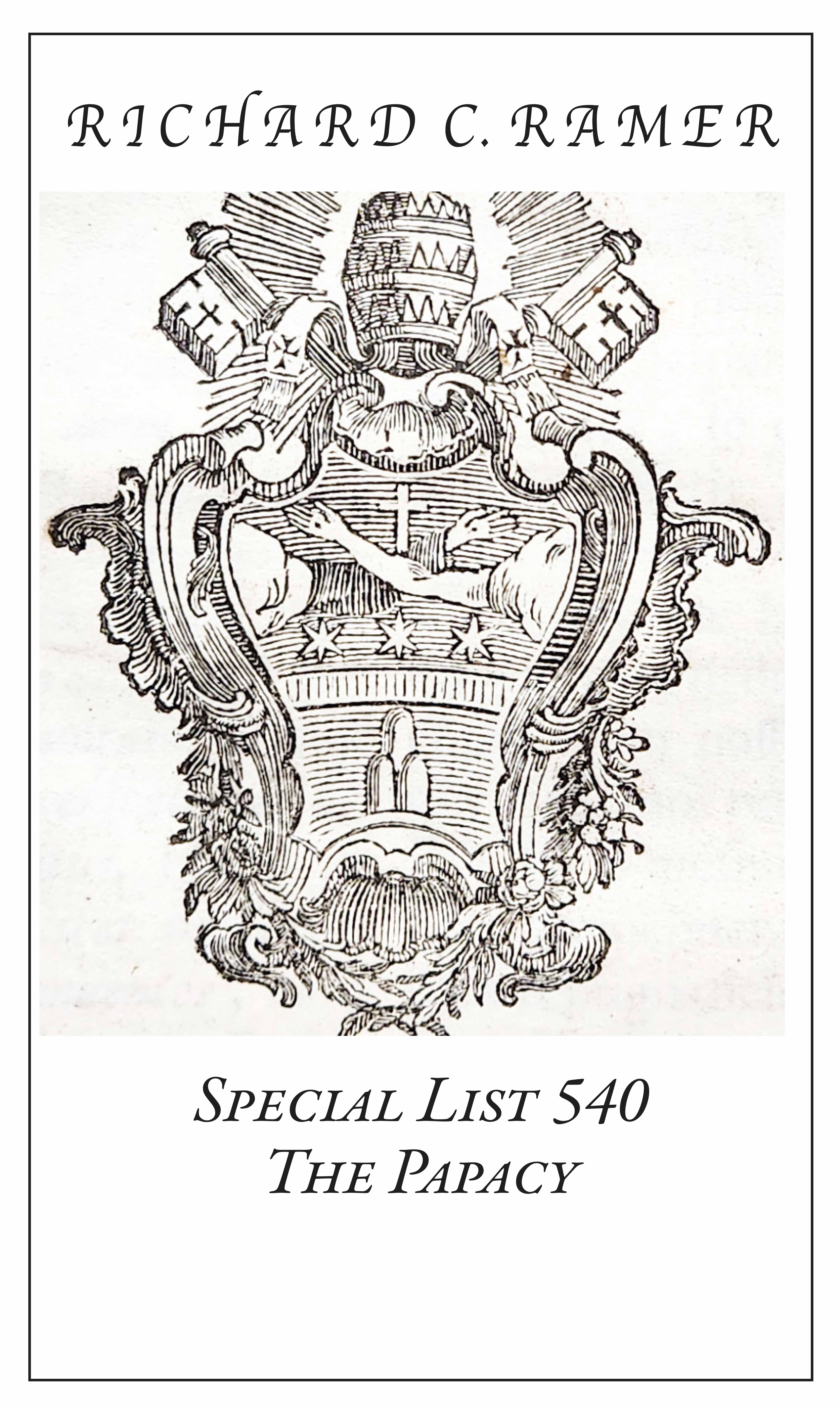 Special List 540: The Papacy