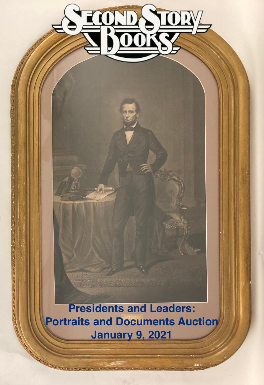 Presidents and Leaders: Portraits and Documents Auction 2021