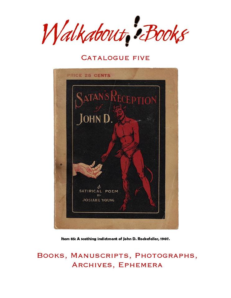 Catalogue Five: Books, Manuscripts, Photographs, Archives, Ephemera