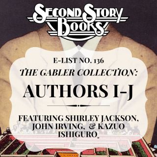 E-List #136: Authors Irving - Jong, from the Gabler Collection