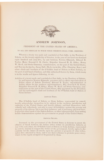 E-list: Native American Treaties