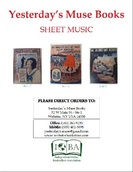 Sheet Music short list